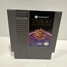 Authentic ~ Testes ~ Taboo: The Sixth Sense Nintendo NES ~ Fast Free Shipping