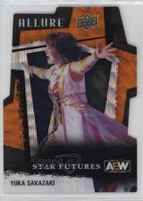 2022 Upper Deck Allure AEW Star Futures Orange Slice Die-Cut Yuka Sakazaki 02l5