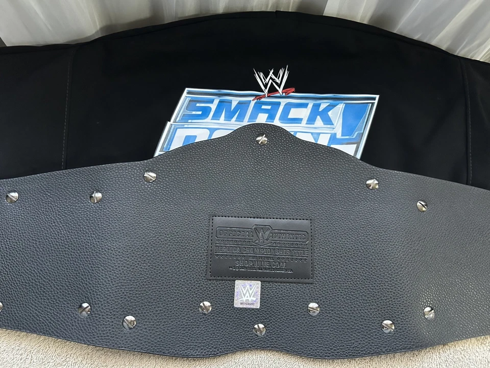 Réplica de Tienda WWE Smackdown Tag Team Championship Belt Ruthless Aggression WWF Foto 4 de 4