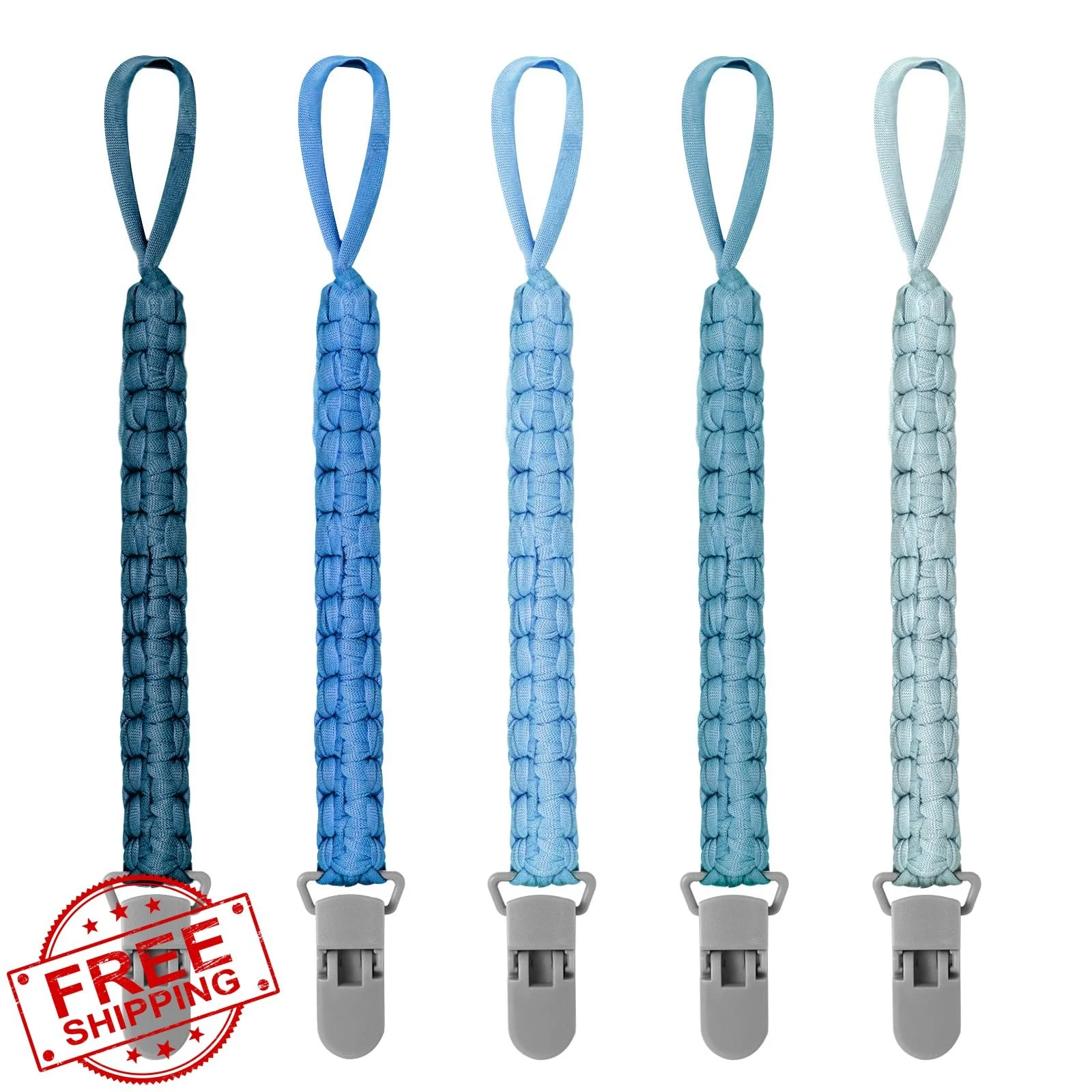Symbolife Pacifier Clip size 4 (5pack-Mixed 4)