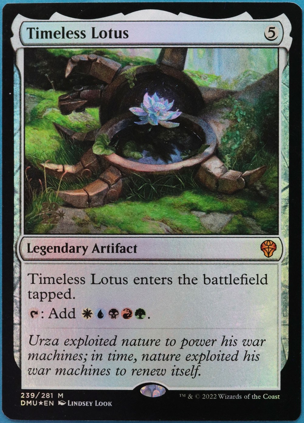 Timeless Lotus (Prerelease) FOIL Dominaria United Promos NM (524160) ABUGames