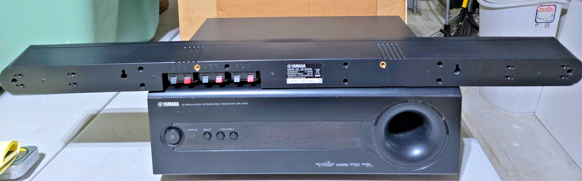 Yamaha Sr-300 Home Theater Receiver With Integrated Subwoofer for
