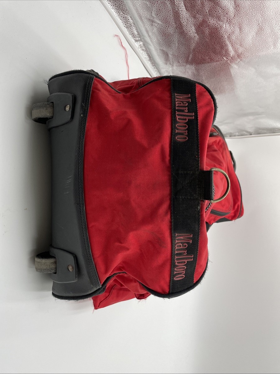 90's Marlboro Adventure Team Travel Weekender Bag Vintage Rolling
