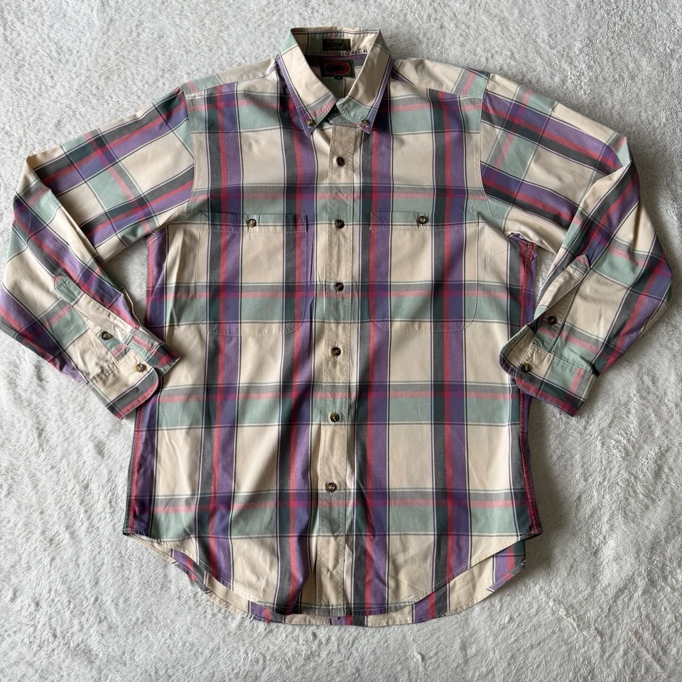 Boston Traders Mens Shirt Sz Small Plaid Button Up | Casual Great Color Combo!! - Image 2 of 4
