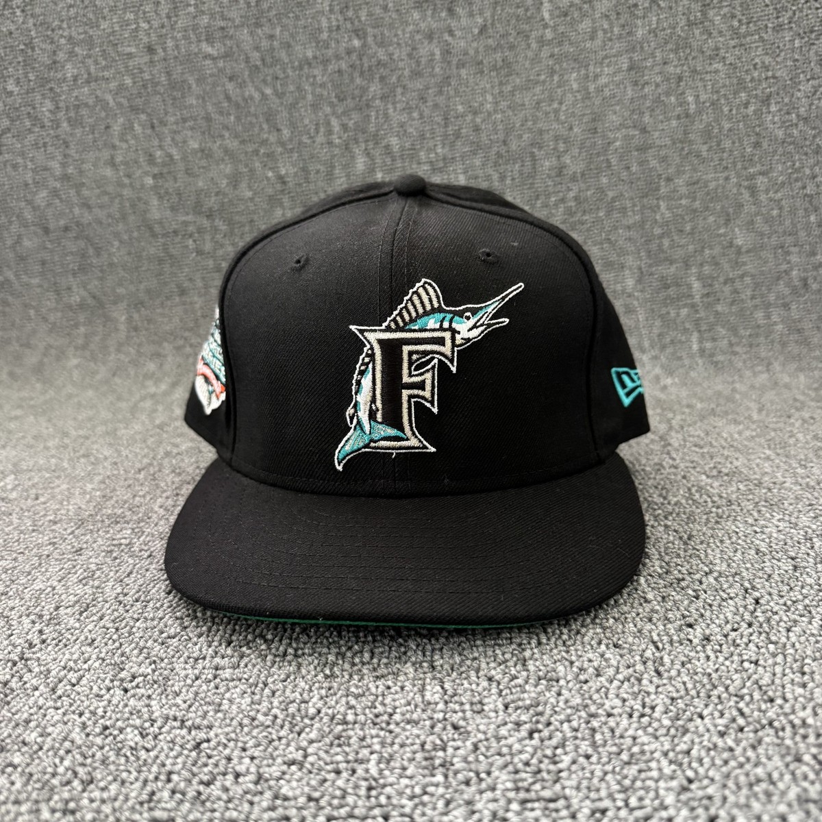 New Era Florida Marlins Black Fitted Hat 2003 World Series Champions