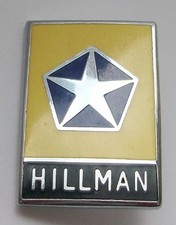 HILLMAN ENAMEL LAPEL PIN BADGE CAP BADGE