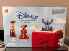 Tonies Disney Toniebox Bundle with Tigger, Woody and Stitch BOX LITTLE DAMAGE