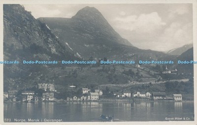 R047257 Norge Merok i Geiranger Mittet B Hopkins
