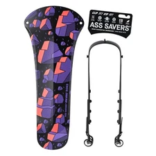 Ass Savers Win Wing MTB Rear Fender - Clip-On, Recycled Material, Fits 26-29"