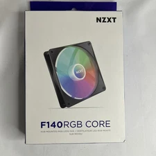 NZXT F140 RGB Core Hub-Mounted RGB LEDs Fan 140mm RF-C14SF-B1 Black New