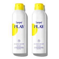 Supergoop PLAY SPF 50 Antioxidant Body Mist w/Vitamin C - 6 fl oz, 2 Pack - ...