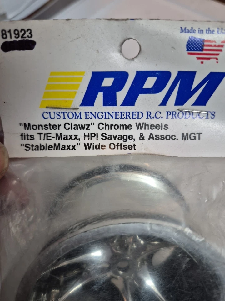 RPM Monster Clawz chrome wheels # 81923 - Image 3 of 3