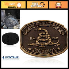 Western Attitude Belt Buckle - 2nd Amendment Series, Cowboy Style, Durable Metal