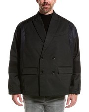Valentino Wool-Trim Jacket Mens
