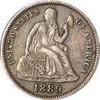 1889-P Seated Liberty Dime