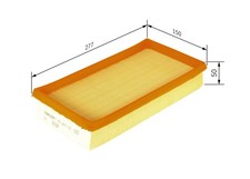 Luftfilter BOSCH F 026 400 015 Filtereinsatz für SAMURAI RENAULT KANGOO SCÉNIC 1