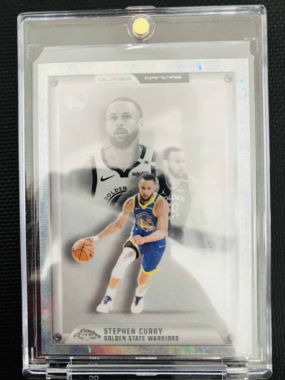 2025 TOPPS CHROME STEPHEN CURRY GLASS CANVAS SP CASEHIT
