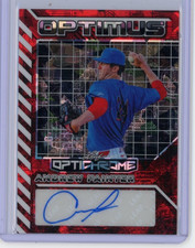 2025 Leaf Optichrome Optimus Red Ice Auto 1/2 #OA-AP1 Andrew Painter - MINT