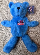 "Limited Treasures" Premium Pro Bear Patriots Drew Bledsoe 11 with Tags