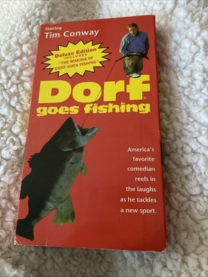 (TS) Dorf Goes Fishing  VHS VCR Video Tape Used Tim Conway