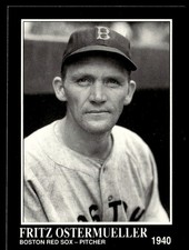 1991 Conlon Collection TSN Fritz Ostermueller Boston Red Sox #99