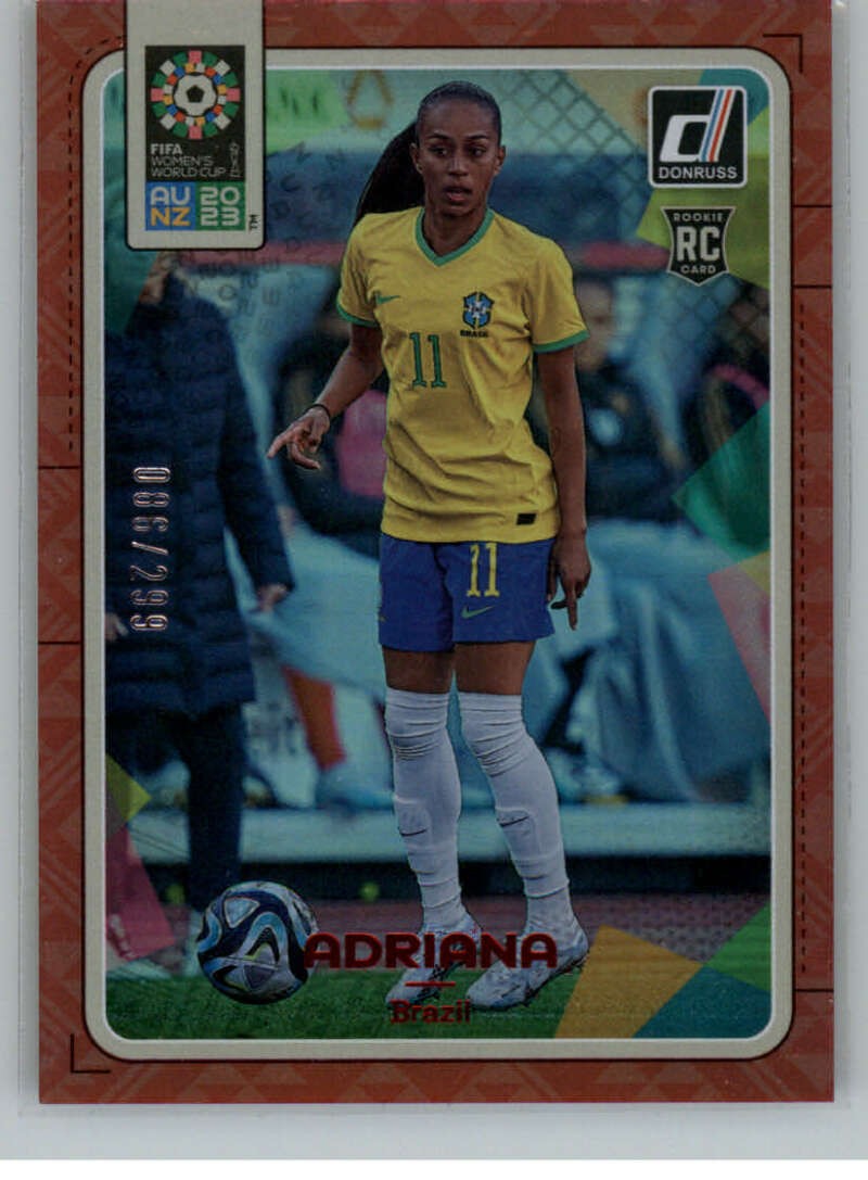 2023 Donruss FIFA Womens World Cup Red Parallel Soccer Cards Pick From List