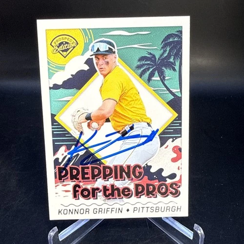 KONNOR GRIFFIN signed 2024 Panini Prospect Edition Prepping for the Pros Auto