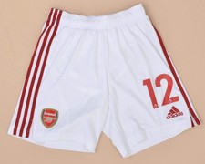ARSENAL 2020/2021 HOME FOOTBALL SHORTS ADIDAS SIZE S ADULT 12