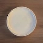 Vintage Westmoreland Glass White Milk Glass Beaded Edge 7.5”