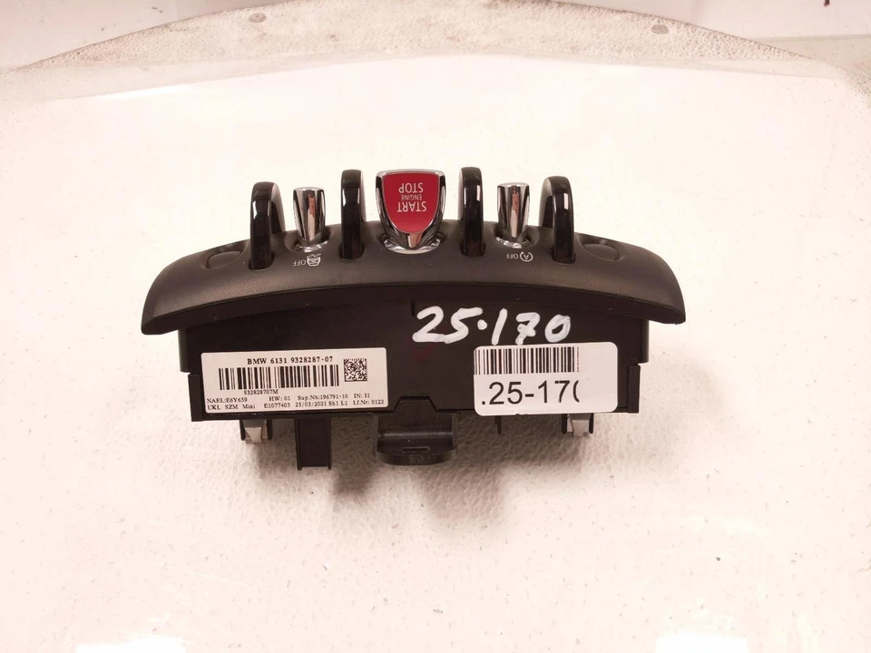 2015-2024 Mini Cooper Engine Start / Stop Ignition Switch 61-31-9-328-287 - Image 3 of 4