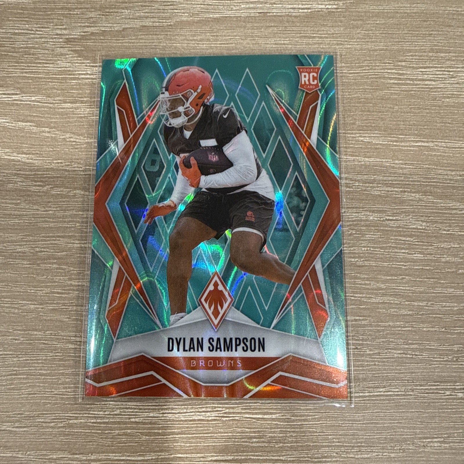 2025 Panini Phoenix - Teal Lava Prizm #250 Dylan Sampson (RC) 050/175 CLE BROWNS