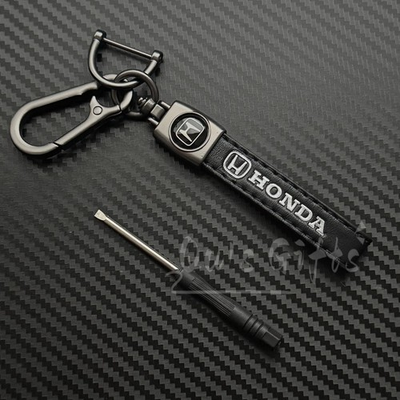 #ad Honda Genuine Leather Keychain US Seller Free Shipping $11.99