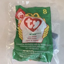 TY Teenie Beanie Babies 1998 McDonalds Happy Meal Toy 8 Scoop The Pelican - NIP