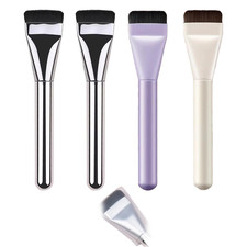 2Pcs Ultra Thin Blade Foundation Make-Up Makeup Brushes Thick Square Flawless Fo