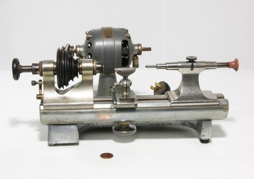 Watchmakers Lathe 8mm G. Boley With Hamilton Motor