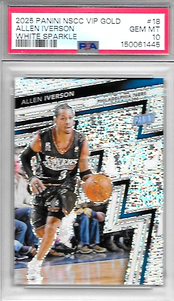 Allen Iverson 10 Graded Basketball Sports Trading Cards