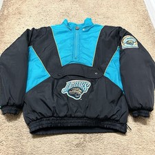 Vintage Jacksonville Jaguars Youth Large Inaugural Season Puffer Jacket NFL