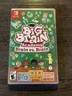 Big Brain Academy: Brain vs. Brain Nintendo Switch Preowned Excellent Condition