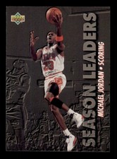 1993-94 UPPER DECK #166 MICHAEL JORDAN SEASON LEADERS CHICAGO BULLS HOF