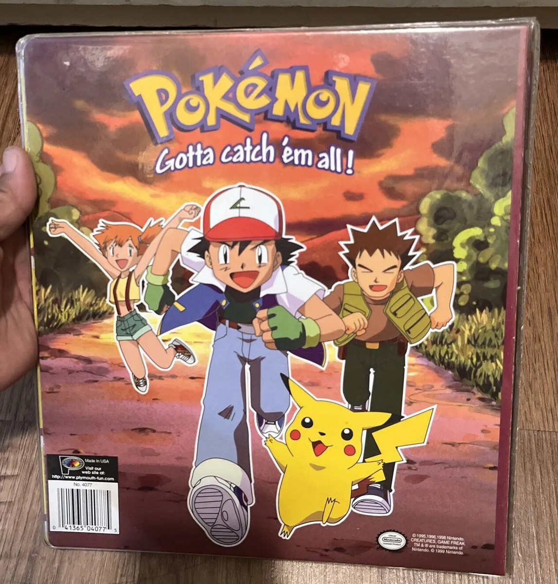 1-Pokemon 3 Ring Binder 1999 Nintendo Gotta Catch 'Em All 1-Pokemon 3 Ring Binder 1999 Nintendo Gotta Catch 'Em All