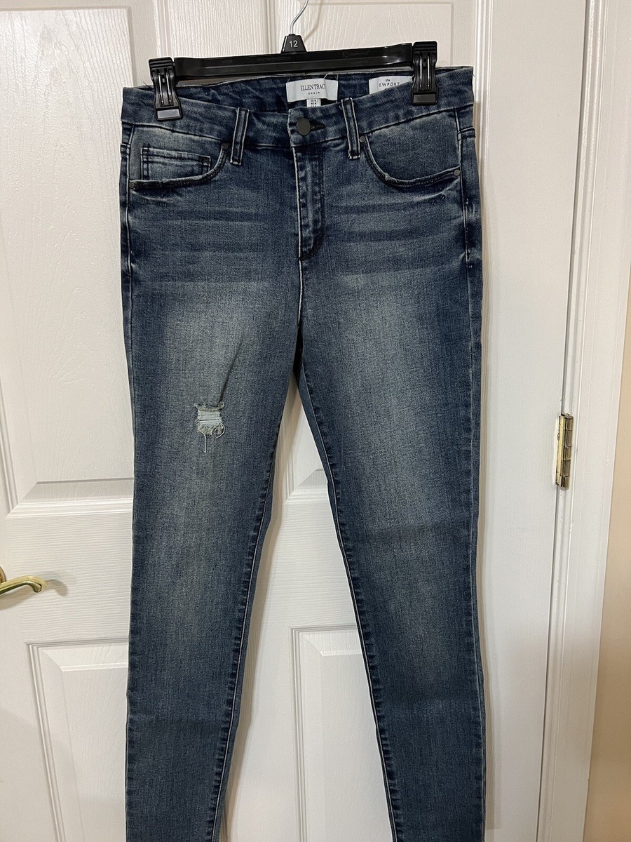 Ellen Tracy Denim Women's The Newport High Rise Skinny Jeans Light