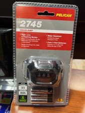 Pelican 2745 Headlamp Head Light Flashlight Black Brand New