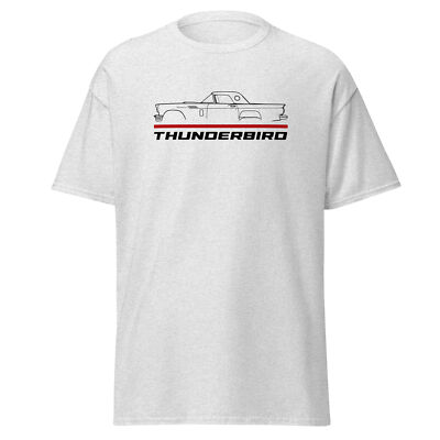 Premium T-Shirt For Ford Thunderbird T-Bird 1957 Car Fans Birthday Gift Tee
