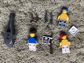 Lego 6257 Castaway's Raft Legoland Pirates COMPLETE with Instructions 1989