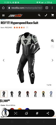 Rev It Hyperspeed Track Suit Size US50