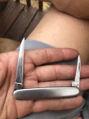 Heinr Boker Co Baumwerk Alemania Germany 2 Blade Stainless Steel Pocket Knife