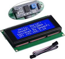 IIC I2C TWI Serial LCD 2004 20X4 Display Module with I2C Interface Adapter Blue
