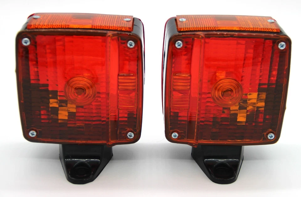 Fits Chevrolet/GMC C70 B60 Black Med Duty Turn Signal Set - Image 4 of 4