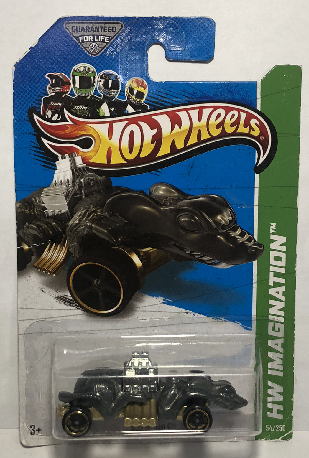 2013 Hot Wheels #54 HW Imagination-Street Pest RATMOBILE Gray w/Black OH5 Spokes