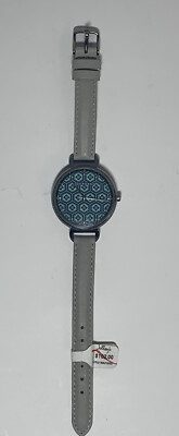 TOKYObay Track Small 19mm Women's Watch Silver Gray Leather